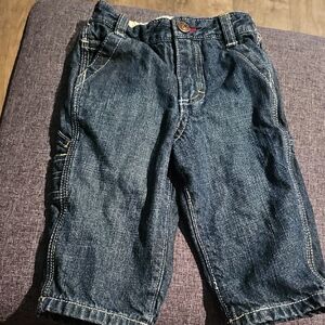 OshKosh B'gosh Lined Classic Kids Jeans Carpenter Denim 9 Months Toddler
